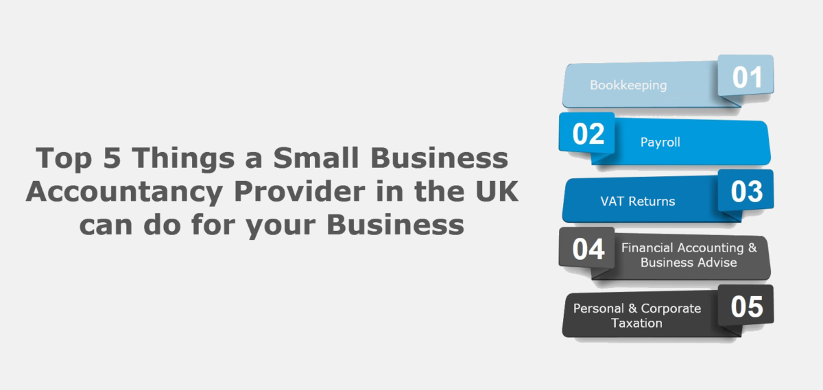 Top 5 Things a Small Business Accountancy Provider in the UK can do for your Business